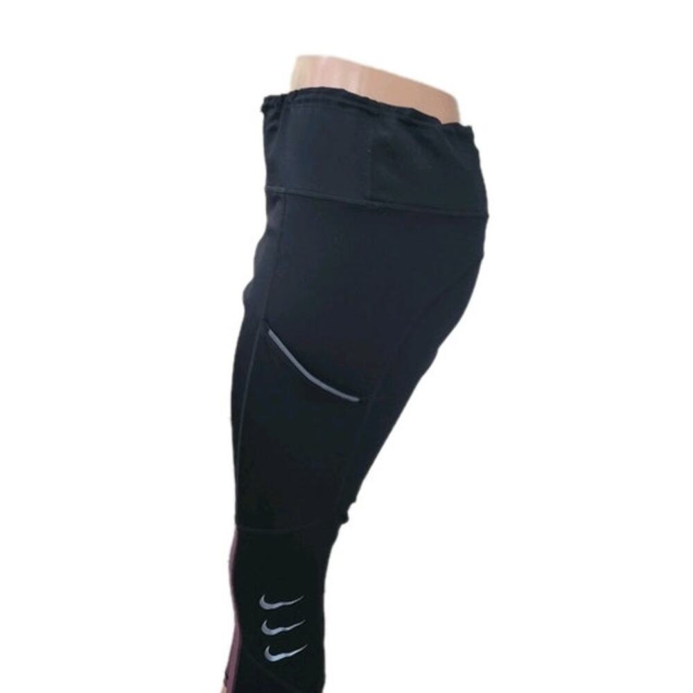 Nike Dri-FIT ADV Run Division Epic Luxe 7/8 Tight Women's Size XL Black Maroon - Picture 3 of 14